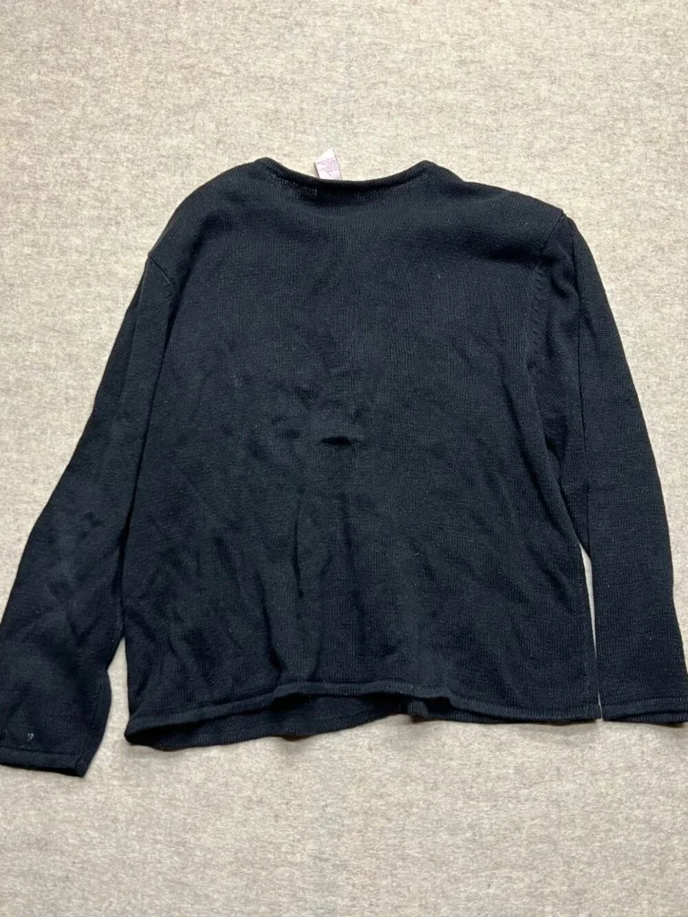 Vintage Crystal Kobe Snowman Cardigan Sweater Ugly Christmas Holidayinter sweate - Picture 6 of 8